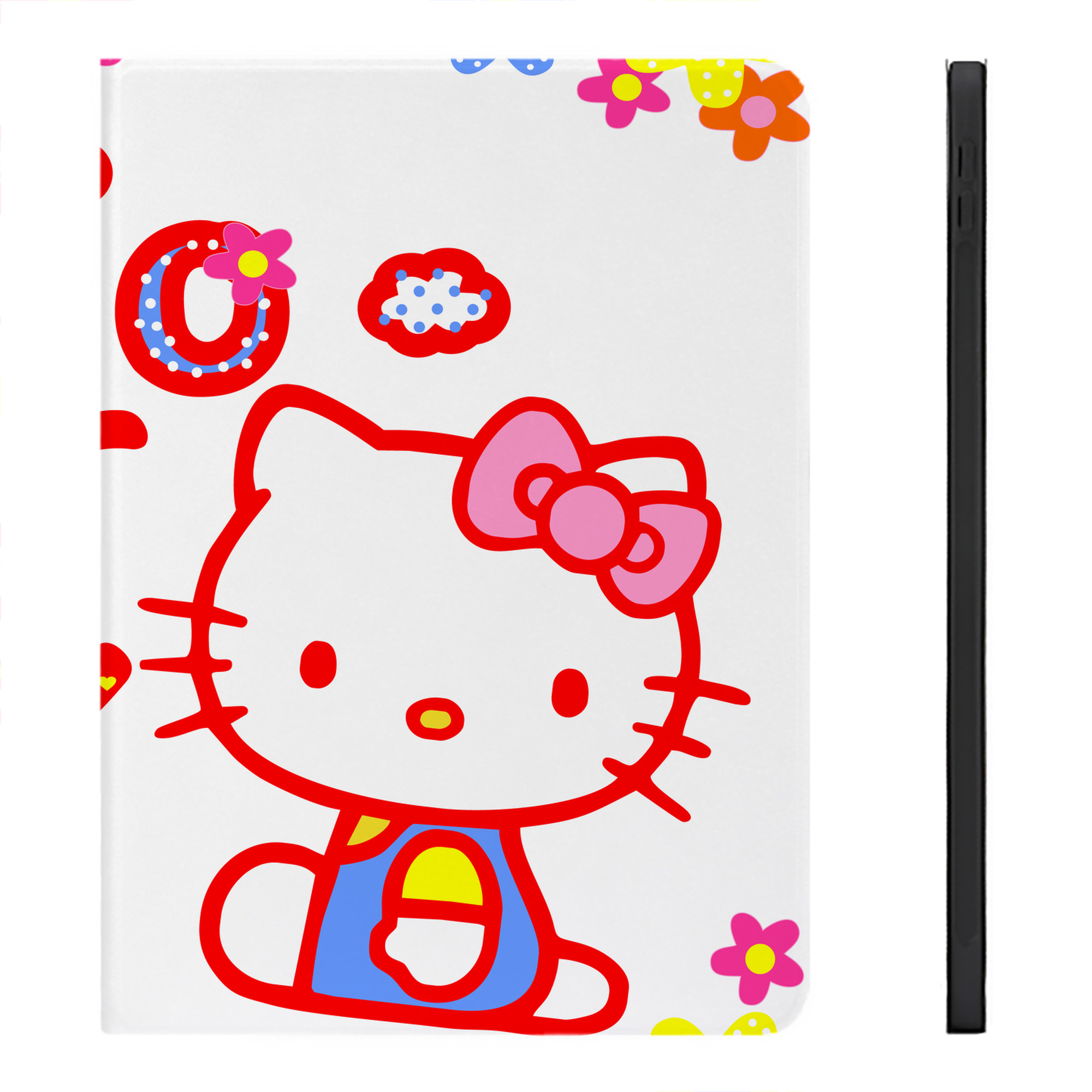（画像用） Hello Kitty ハローキティ IPadケース ペンホルダー付き ブックスタイルデザイン